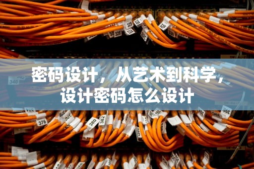 密码设计，从艺术到科学，设计密码怎么设计