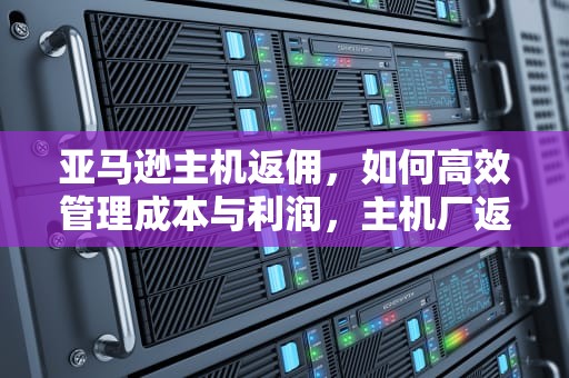 亚马逊主机返佣，如何高效管理成本与利润，主机厂返利