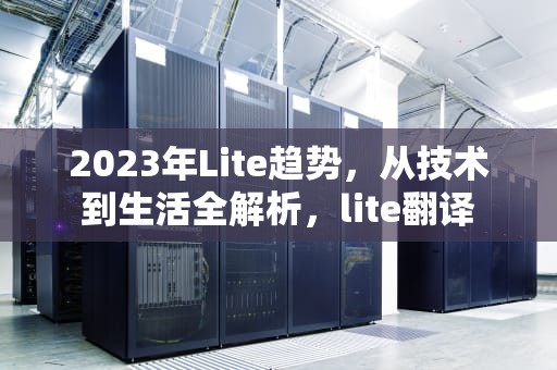 2023年Lite趋势，从技术到生活全解析，lite翻译