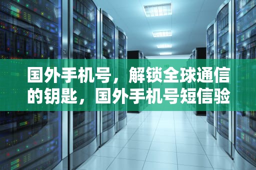 国外手机号，解锁全球通信的钥匙，国外手机号短信验证码平台