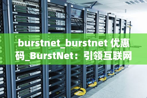 burstnet_burstnet 优惠码_BurstNet：引领互联网发展的革命性技术