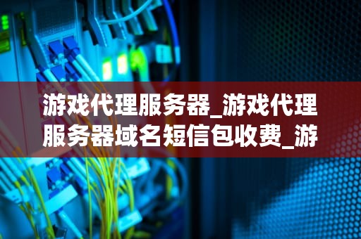 游戏代理服务器_游戏代理服务器域名短信包收费_游戏代理服务器的工作原理与应用