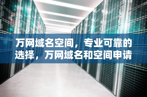 万网域名空间，专业可靠的选择，万网域名和空间申请过程