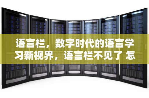 语言栏，数字时代的语言学习新视界，语言栏不见了 怎么调出来