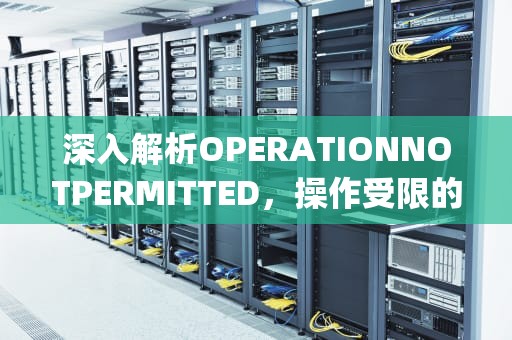 深入解析OPERATIONNOTPERMITTED，操作受限的深层原因与应对策略，operationnotpermitted怎么解决