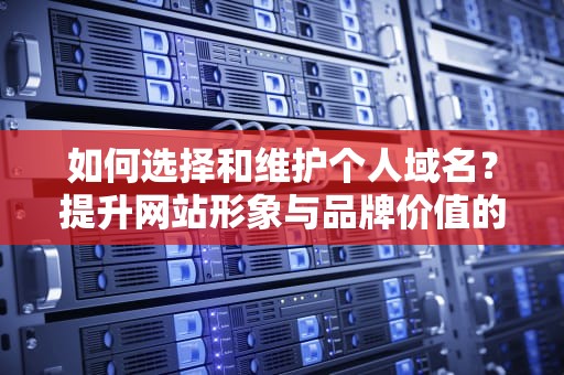 如何选择和维护个人域名？提升网站形象与品牌价值的关键，个人域名可以给企业直接使用不