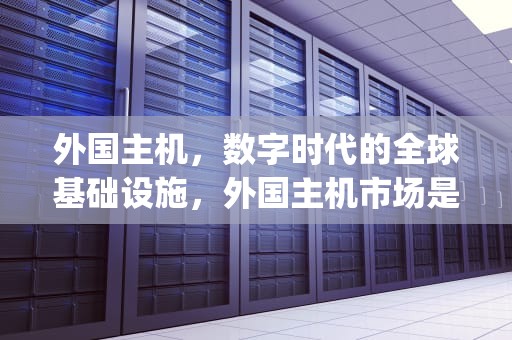 外国主机，数字时代的全球基础设施，外国主机市场是不是大于pc