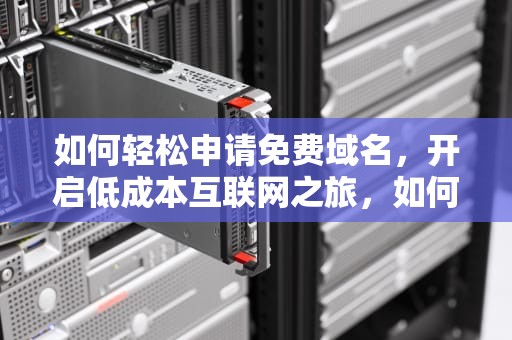 如何轻松申请免费域名，开启低成本互联网之旅，如何申请免费域名做网站