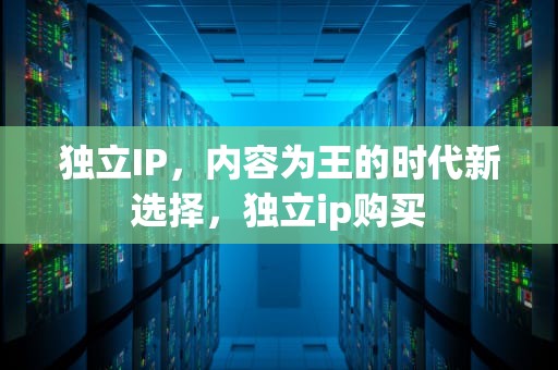 独立IP，内容为王的时代新选择，独立ip购买