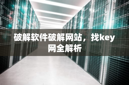 破解软件破解网站，找key网全解析