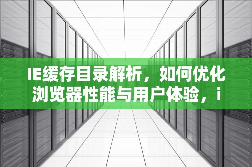 IE缓存目录解析，如何优化浏览器性能与用户体验，ie缓存目录在哪