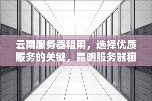 云南服务器租用，选择优质服务的关键，昆明服务器租用