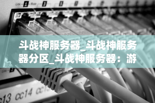 斗战神服务器_斗战神服务器分区_斗战神服务器：游戏世界的心脏
