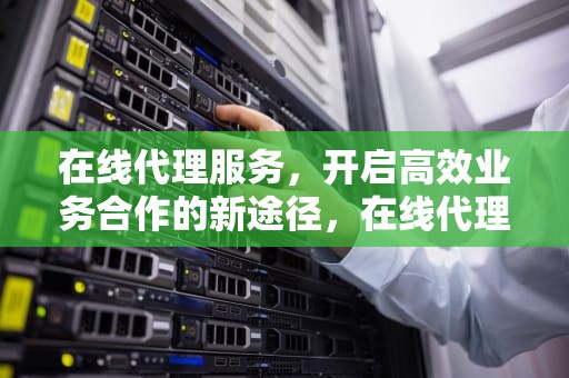 在线代理服务，开启高效业务合作的新途径，在线代理服务器