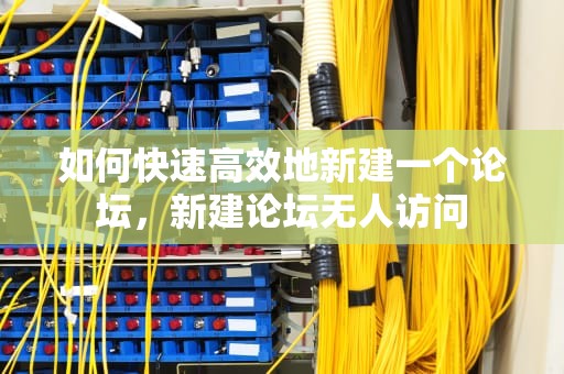 如何快速高效地新建一个论坛,新建论坛无人访问 如何快速高效地新建一个论坛,新建论坛无人访问