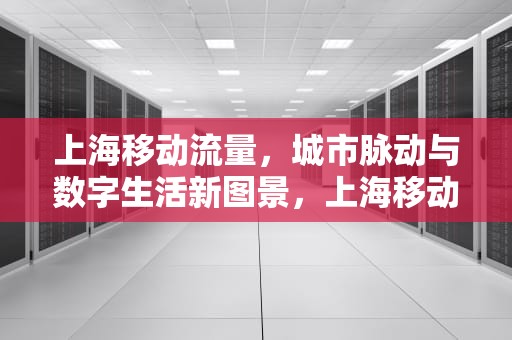 上海移动流量，城市脉动与数字生活新图景，上海移动流量卡全国无限流量19元