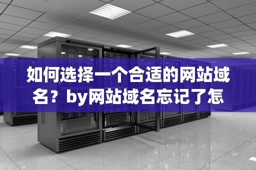 如何选择一个合适的网站域名？by网站域名忘记了怎么办?请牢记以下