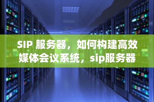 SIP 服务器，如何构建高效媒体会议系统，sip服务器是什么意思