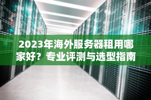 2023年海外服务器租用哪家好？专业评测与选型指南（附十大品牌对比）