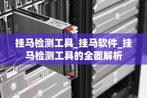 挂马检测工具_挂马软件_挂马检测工具的全面解析