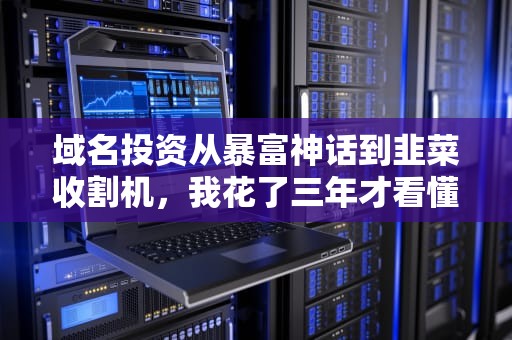 域名投资从暴富神话到韭菜收割机，我花了三年才看懂这个游戏