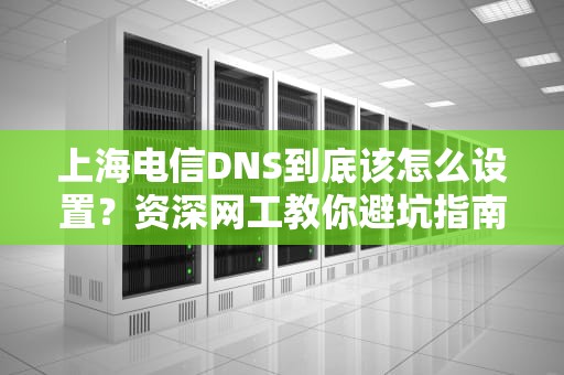 上海电信DNS到底该怎么设置？资深网工教你避坑指南（附保姆级教程）