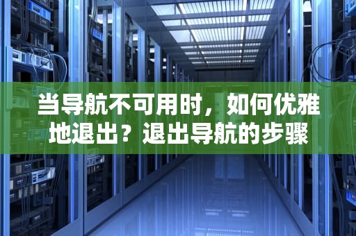 当导航不可用时，如何优雅地退出？退出导航的步骤