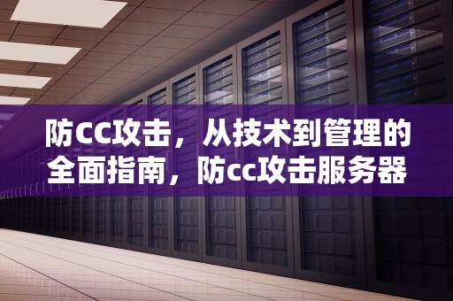 防CC攻击，从技术到管理的全面指南，防cc攻击服务器