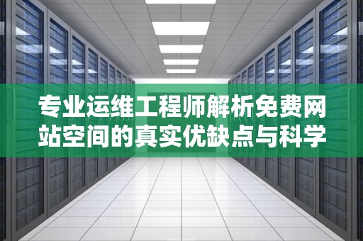 专业运维工程师解析免费网站空间的真实优缺点与科学选型指南