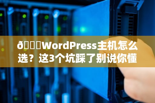 📝WordPress主机怎么选？这3个坑踩了别说你懂建站！新手必看防翻车指南