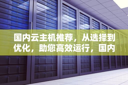 国内云主机推荐，从选择到优化，助您高效运行，国内云主机推荐