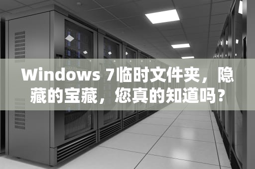 Windows 7临时文件夹，隐藏的宝藏，您真的知道吗？win7临时文件夹路径