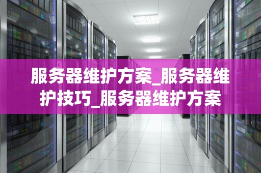 服务器维护方案_服务器维护技巧_服务器维护方案