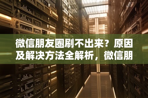 微信朋友圈刷不出来？原因及解决方法全解析，微信朋友圈刷不出来是怎么回事
