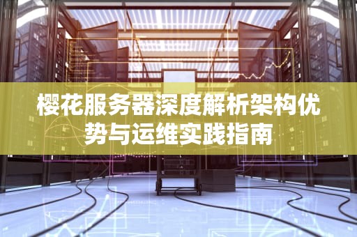 樱花服务器深度解析架构优势与运维实践指南