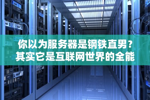 你以为服务器是钢铁直男？其实它是互联网世界的全能打工人！