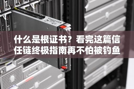 什么是根证书？看完这篇信任链终极指南再不怕被钓鱼网站骗奶茶钱！