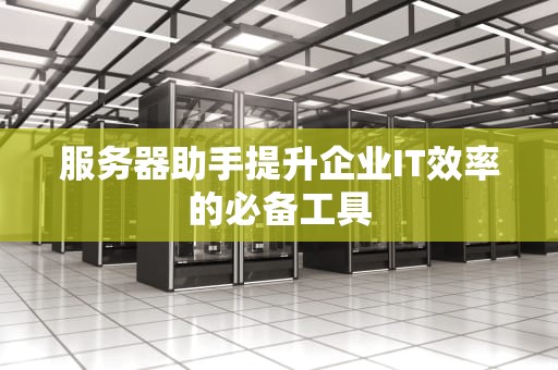 服务器助手提升企业IT效率的必备工具