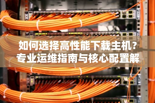 如何选择高性能下载主机？专业运维指南与核心配置解析