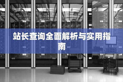 站长查询全面解析与实用指南