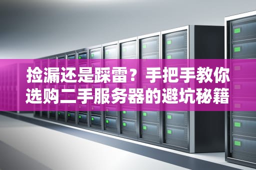 捡漏还是踩雷？手把手教你选购二手服务器的避坑秘籍