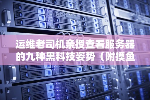 运维老司机亲授查看服务器的九种黑科技姿势（附摸鱼神器推荐）