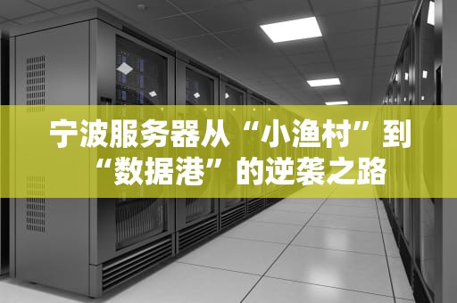 宁波服务器从“小渔村”到“数据港”的逆袭之路
