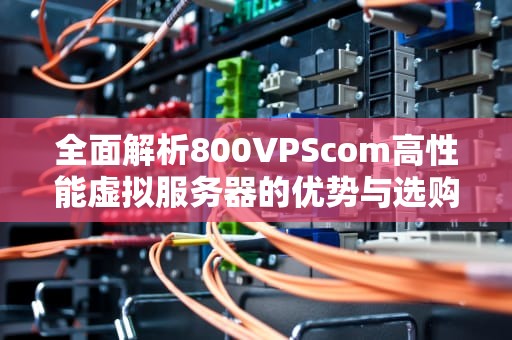 全面解析800VPScom高性能虚拟服务器的优势与选购指南