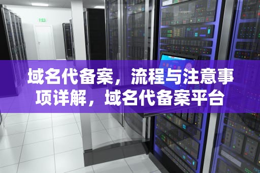 域名代备案，流程与注意事项详解，域名代备案平台