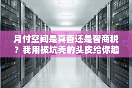 月付空间是真香还是智商税？我用被坑秃的头皮给你趟出一条路