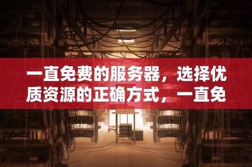 一直免费的服务器，选择优质资源的正确方式，一直免费的服务器下载