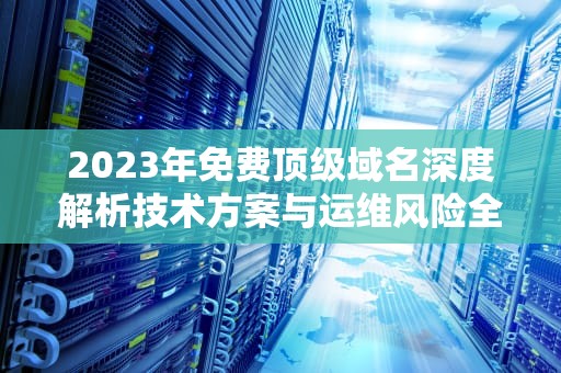 2023年免费顶级域名深度解析技术方案与运维风险全指南