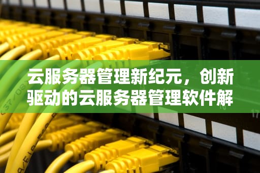 云服务器管理新纪元，创新驱动的云服务器管理软件解析，云服务器管理软件 ios