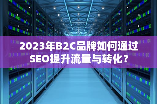 2023年B2C品牌如何通过SEO提升流量与转化？